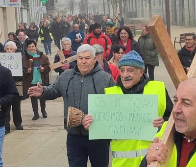 Accin de la Plataforma por la Sanidad Pblica de Tomio