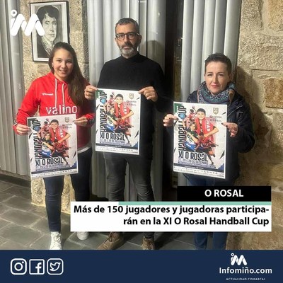 Ms de 150 jugadores y jugadoras participarn en la XI O Rosal Handball Cup