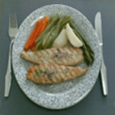 RECETA: PALOMETA A LA PLANCHA CON GUARNICIN