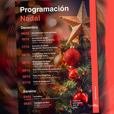 Nadal en Familia en Tomio con una Decena de Actividades