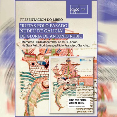 Este mircoles se presenta en Tui el libro -Rutas por el pasado judo de Galicia- de Mara Gloria de Antonio