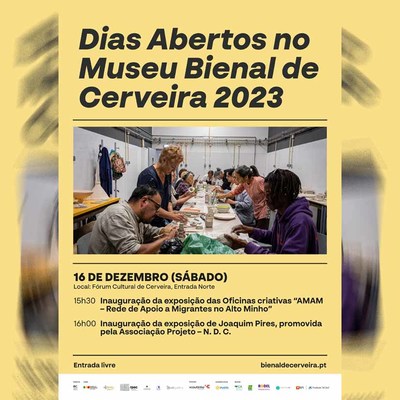 Prximo -Da Abierto en el Museo Bienal de Cerveira- con la inauguracin de dos exposiciones