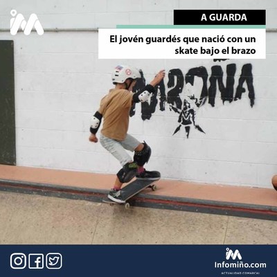 El jovn guards que naci con un skate bajo el brazo