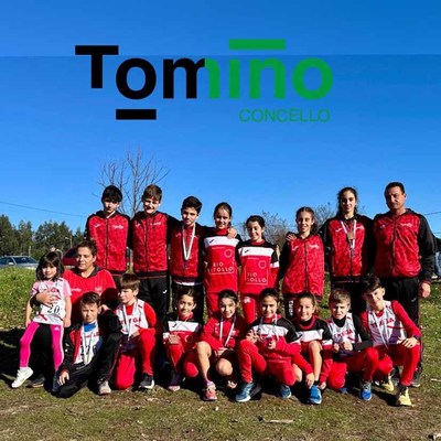 5 Medallas de plata individuales y un oro por equipos para el equipo tomis en el provincial de Cross de Xogade