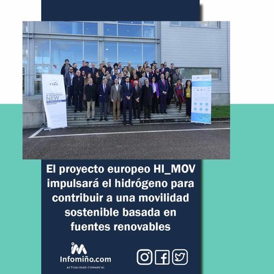 El proyecto europeo HI_MOV impulsar el hidrgeno para contribuir a una movilidad sostenible basada en fuentes renovables