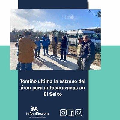 Tomio ultima la estreno del rea para autocaravanas en El Seixo