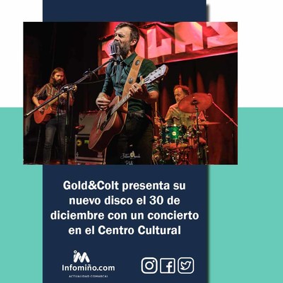 Gold&Colt presenta su nuevo disco el 30 de diciembre con un concierto en el Centro Cultural