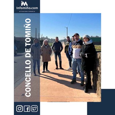 Los vecinos de Forcadela ya disfrutan de su nueva senda peatonal