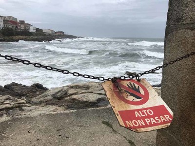 La Alerta Amarilla se extender hasta el jueves en todo el litoral gallego