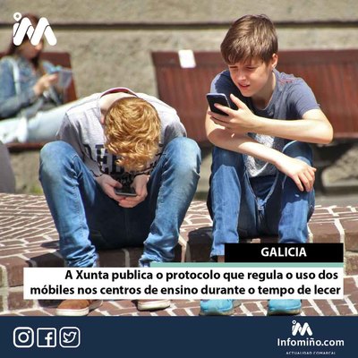 A Xunta publica o protocolo que regula o uso dos mbiles nos centros de ensino durante o tempo de lecer