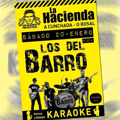 Concierto con Los del Barro en Sala La Hacienda de O Rosal 