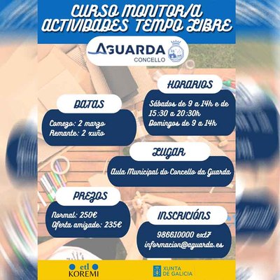 Curso de Monitor de Tiempo Libre organizado por la Oficina de Juventud de A Guarda