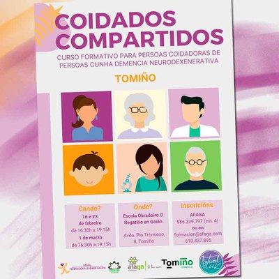 Tomio ser sede de un curso formativo para cuidadores de pacientes con demencia neurodegenerativa