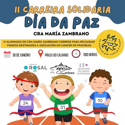 Da de la Paz: Carrera Solidaria en O Rosal el 30 de enero