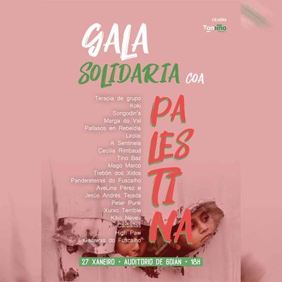 Gala benfica por Palestina este sbado en Goin