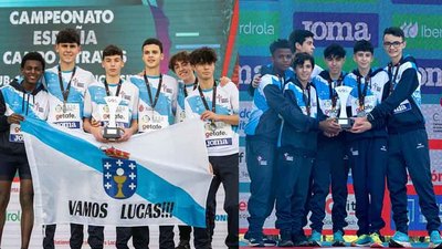 Alejandro Santos y lex Sierpes consiguen tres medallas en sub16 y sub18