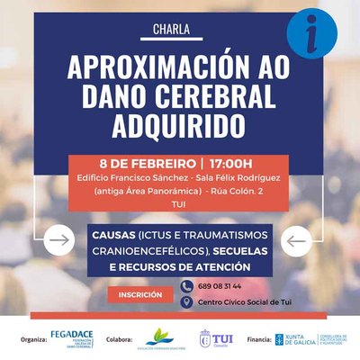 FEGADACE Imparte una Charla Informativa en Tui sobre la Prevencin del Dao Cerebral Adquirido