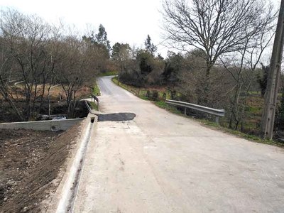 Reapertura del Puente de Gondar al trfico automovilstico