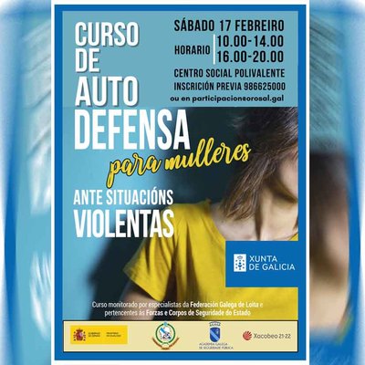 Curso de Autodefensa para Mujeres en el Concello do Rosal