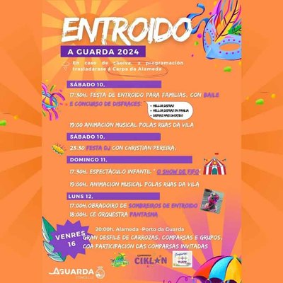 Carnaval en A Guarda: Programacin trasladada a la Carpa en la Alameda
