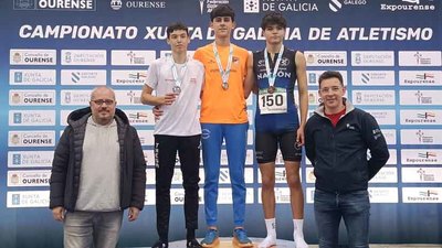 lex Sierpes Pereira consigue la plata en el Campeonato Xunta de Galicia de short track