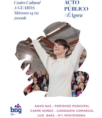 Acto pblico do BNG da Guarda no Centro Cultural o mrcores 14 s 20:00h