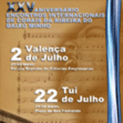 A PRAZA DE SAN FERNANDO DE TUI ACOLLE HOXE O XXV ENCONTRO INTERNACIONAL DE CORAIS DA RIBEIRA DO BAIXO MIO