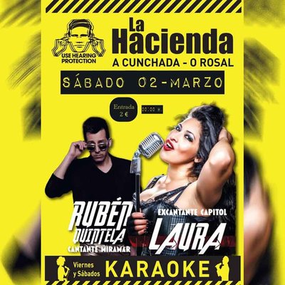 Noche de ritmo y talento: Rubn Quintela y Laura en concierto en Sala La Hacienda