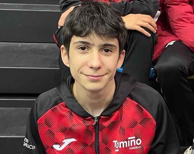 Alejandro Santos Adrover en el Campeonato de Espaa de Pista Cubierta: Representando a la Sociedade Atltica do Trega