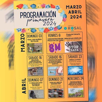 La primavera trae una intensa programacin cultural a O Rosal
