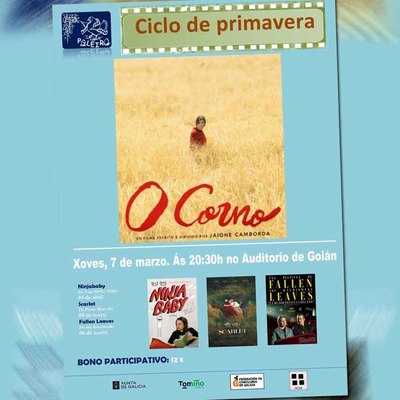 O Corno, que acadou a Concha de Oro en San Sebastin e un Premio Goya , no cineclub Poleiro de Goin, o xoves 7 de marzo