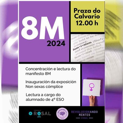 Implicacin vecial e arte para continuar revolucionando mentes no 8M no Rosal