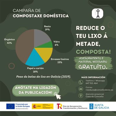 El Concello de Oia impulsa el compostaje domstico para reducir residuos