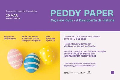 Abiertas inscripciones para Peddy-Paper -Caza de Huevos - Descubriendo la Historia-