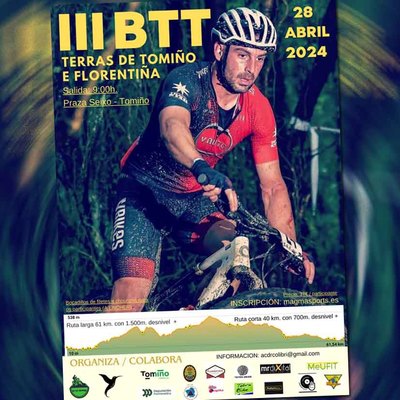 Tomio ser sede de la III BTT Terras de Tomio e Florentia el domingo 28 de abril