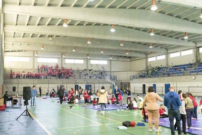 Ms de 220 nios y nias de primaria se acercan a la lucha en Goin