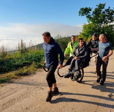 O Rosal organiza jornada sobre uso de silla todoterreno para rutas adaptadas