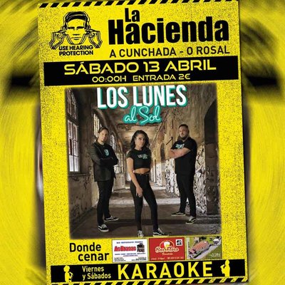 Noche de Ritmo y Diversin ste sbado en Sala La Hacienda de O Rosal!