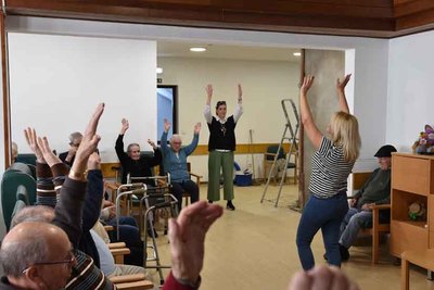 Terapia de sonrisas Lleva Alegra y Buena Disposicin a los Mayores de Valena