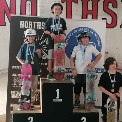 El Guards Jorge Garca Fernndez participa en el Circuito Gallego de skate junior en Northside, A Corua