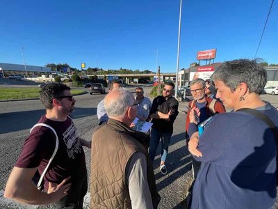 O BNG compromtese a levar ao Parlamento Galego as demandas da vecianza de Areas pola obra de adecuacin da N-551