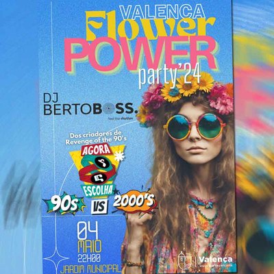 Valena Flower Power Party regresa al Jardn Municipal con DJ Berto Boss