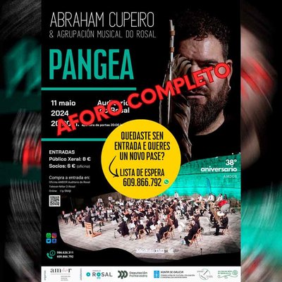Segunda Sesin del Espectculo PANGEA con Abraham Cupeiro y la Agrupacin Musical del Rosal
