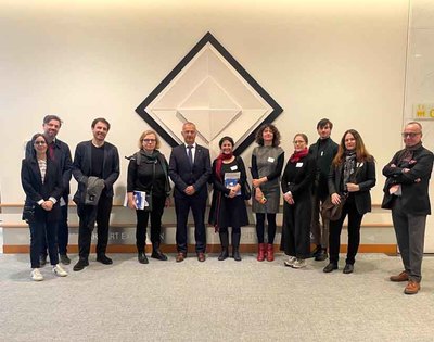 FBAC presenta la Bienal Internacional de Arte de Cerveira en el Parlamento Europeo durante su visita a Bruselas