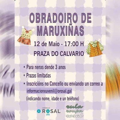 Moda Sostenible para Nios: Obradoiro Creativo en Rula Roupa Rosal