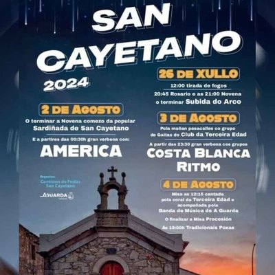 San Cayetano 2024 en A Guarda: Fiesta Religiosa y Popular
