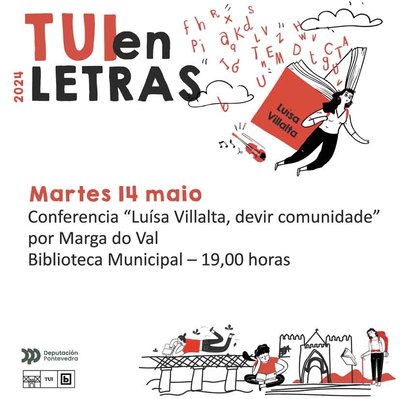 Tui en Letras 2024: Marga do Val profundizar en la figura de Luisa Villalta