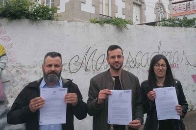 BNG presiona en el Parlamento gallego para la construccin de la senda peatonal y ciclista de Camposancos ante el descontento ciudadano