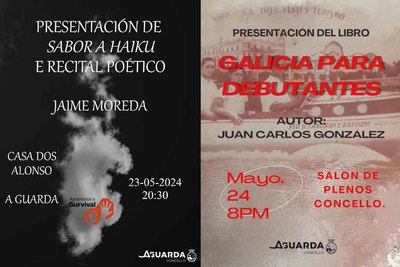 Dos Presentaciones de Libros esta Semana en el Ayuntamiento de A Guarda