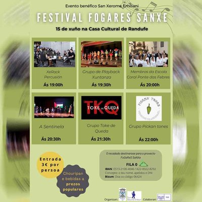 Randufe Acoge Festival Benfico para Recaudar Fondos y Difundir el Proyecto FoGaReS SaNXe